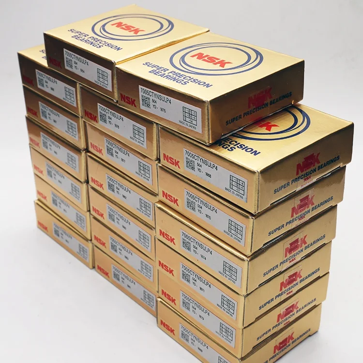 NSK Brand 7012CTRDULP3  7014CTRDULP3 Sealed Angular Contact Bearings Speed Spindle Bearings CNC ABEC 7