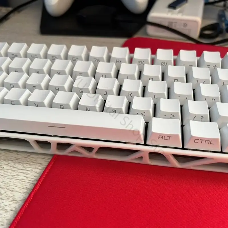 96BA Seitlich bedrucktes Tastatur-Tastenkappen-Set mit Kirschprofil, 140-teiliges Tastenkappen-Set für beleuchtete Tafeln – Detail 4