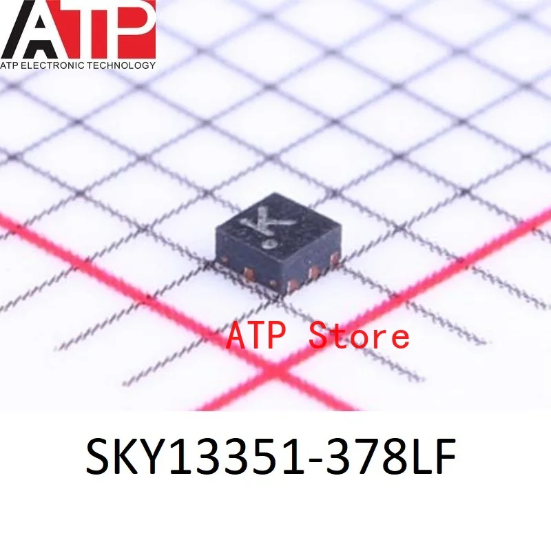 100PCS/LOT New Original SKY13351-378LF SKY13351-378 SKY13351 378LF QFN-6 RF Switch Chip IC