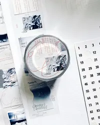 Somesortoffern Vintage Water Bubble Washi PET Tape DIY Card Making Scrapbooking Plan Decorative Sticker