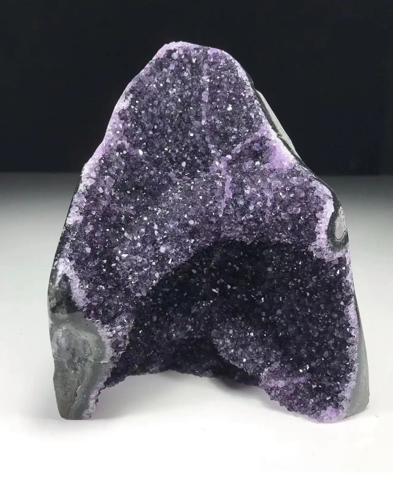 

Natural Amethyst Calcite Stone Geode Crystal Cluster Home DecorRaw Quartz Mineral Real Uruguay Amethyste Spiritual Chakra Reiki