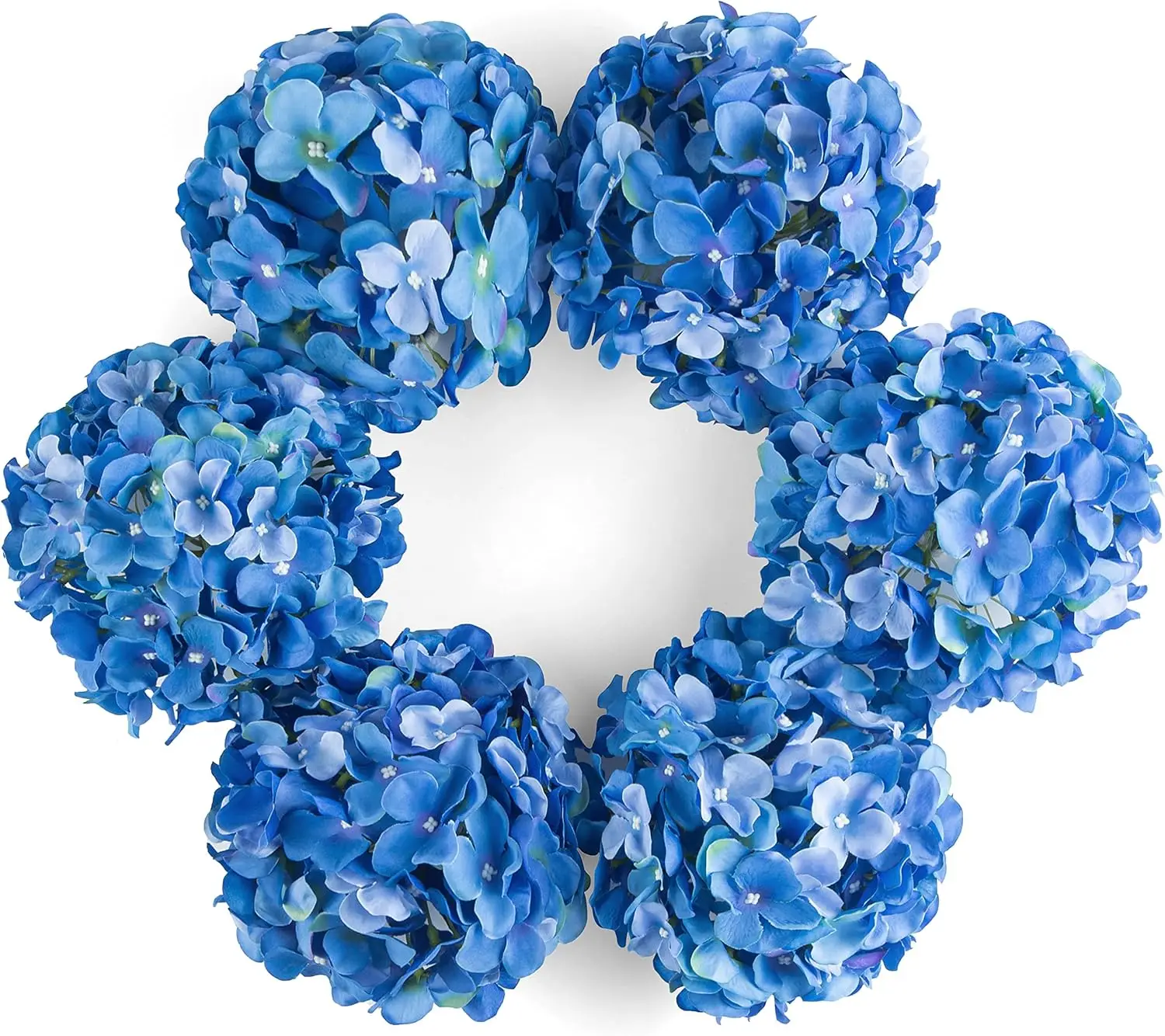 6 Stück 8,7 Zoll Seiden-Hortensien-Blütenköpfe mit Stielen, künstliche Hortensien-Blumen für DIY-Hochzeits-Mittelstück, Heimdekoration – Detail 8