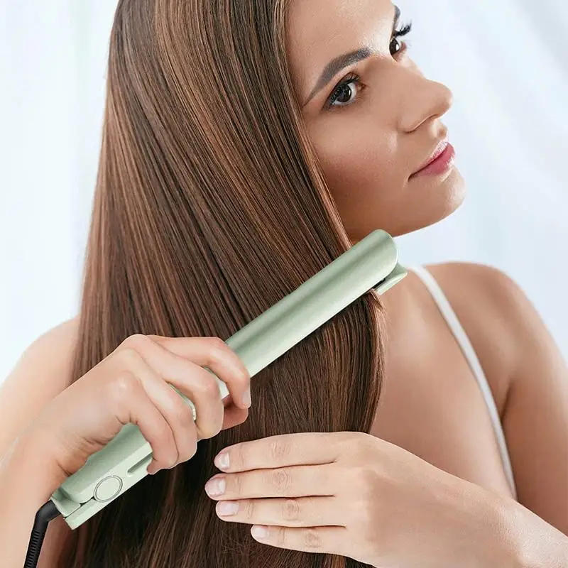 Straightener Flat Iron Quick Heating Curling Iron For Wavy Hairstyle Iron Hair Styling Curler Straightener For Home School