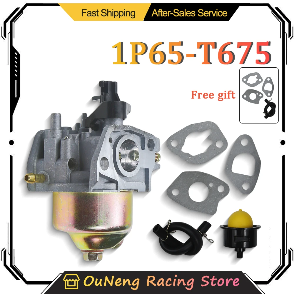 

1P65 T675 Carburetor MTD Troy Bilt T375 475 1P70F 751-10310 for Garden Machinery Lawn Mower Carb