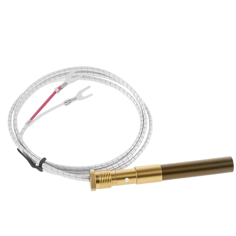 35 "Thermopile สร้าง 750 Millivolt Thermopile เครื่องกําเนิดไฟฟ้าชุดหม้อทอดแก๊ส Cluster Thermocouple Fryer Parts-AT64