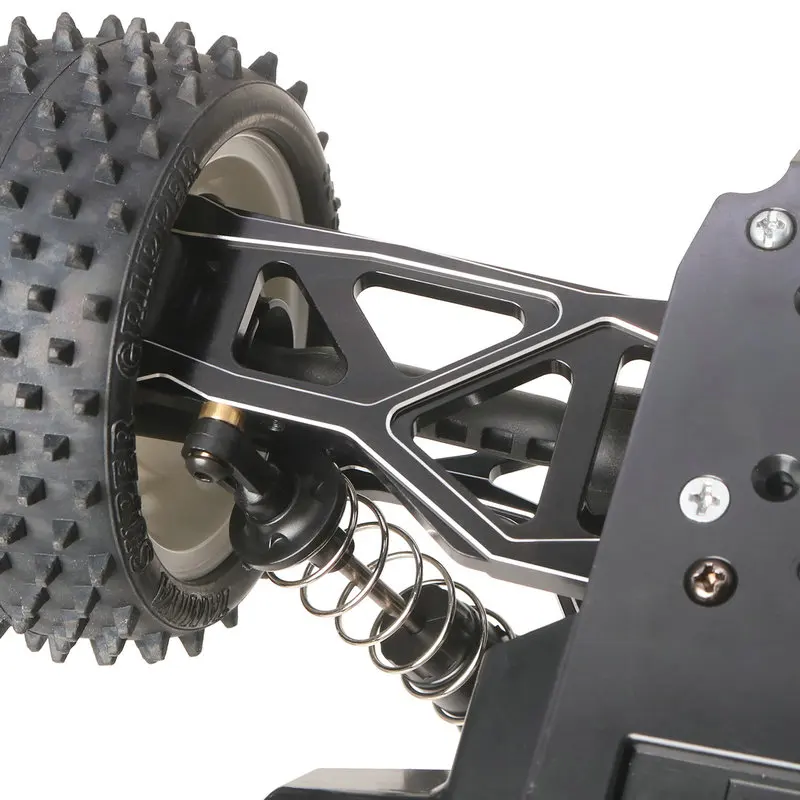 ملحق معدني TAMIYA Denetsu 1/10 Fighter NXGEN DT04 58741 DT03 58587 58628 مكون ذراع التأرجح السفلي الخلفي #5