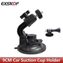 Car Suction Cup 9cm Fixed Vehicle Holder For GoPro Hero 13 12 11 10 9 Insta360 X4 X3 DJI Osmo Action 5 4 3 2 Camera Accessories