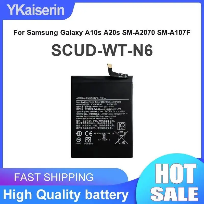 

Аккумулятор для мобильного телефона Scud-WT-N6 4000 мАч для Samsung Galaxy A10s A20s SM-A2070 SM-A107F