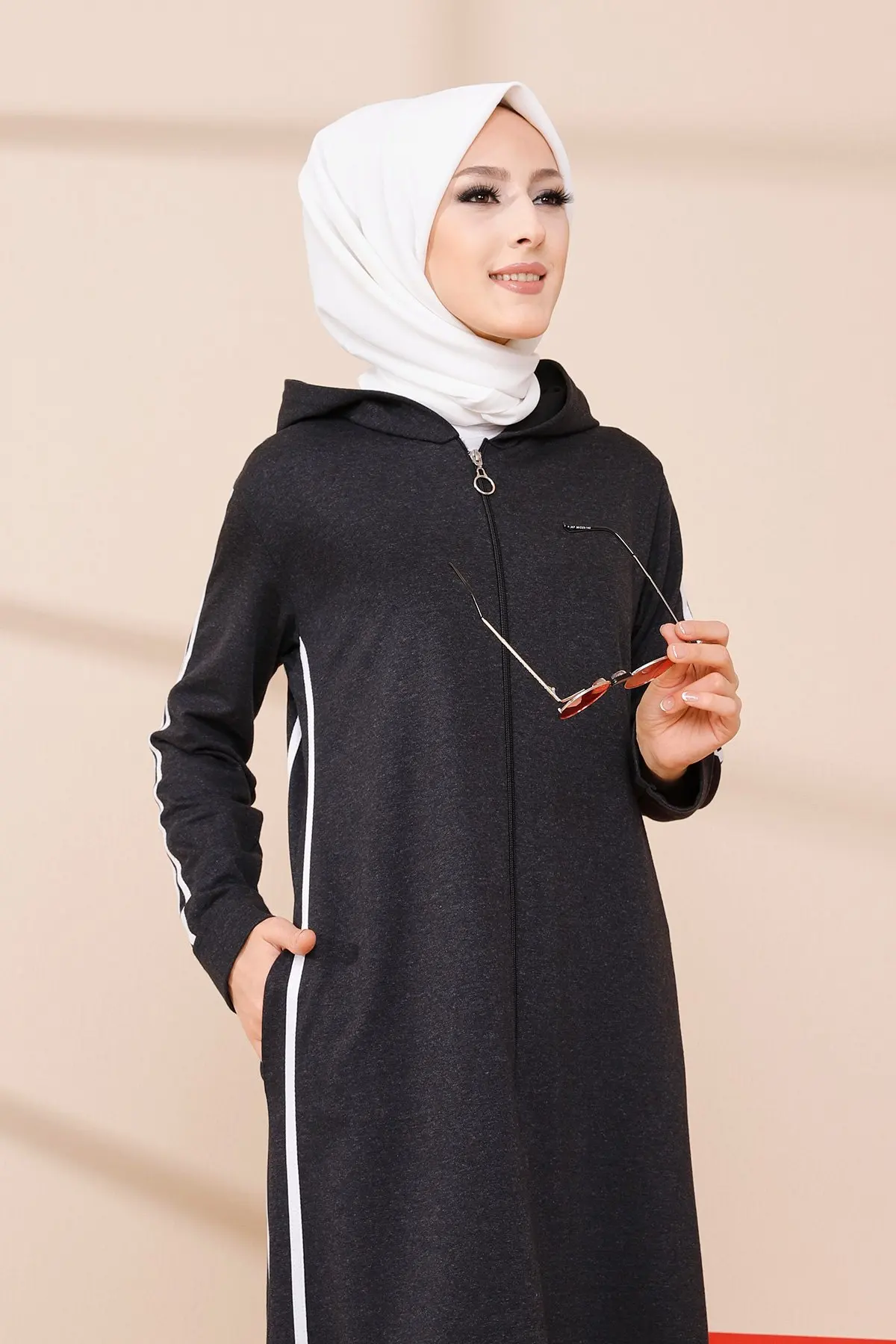 Hooded Cap Winter Autumn 2021 for Muslim Women Hijab headscarf Islamic Turkey Fas Long Women Dresses Islamic Clothing