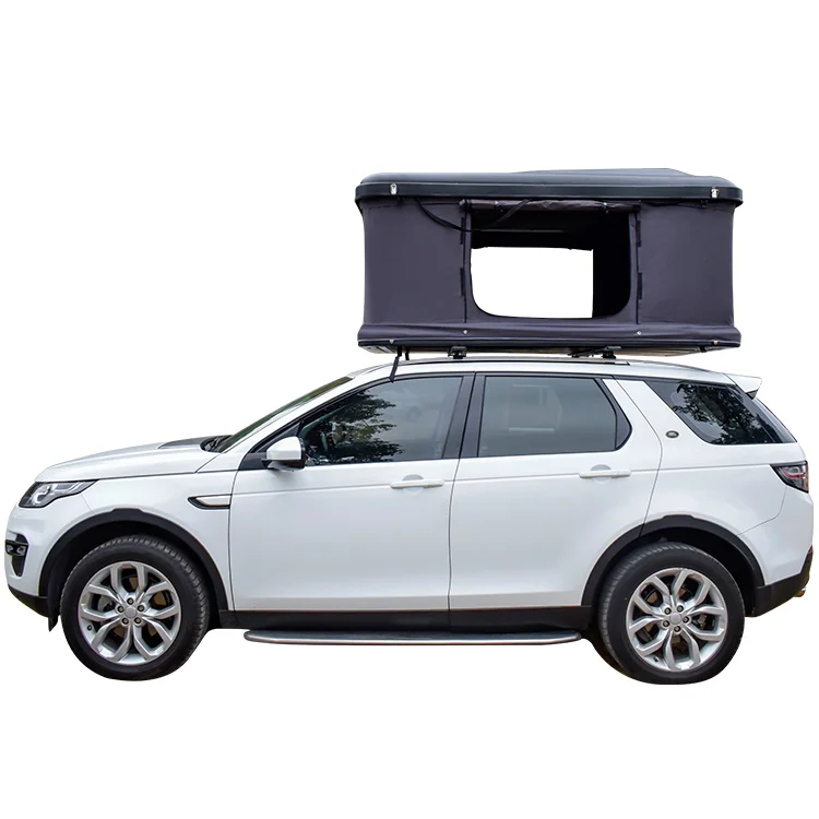 

WOQI Wholesale Low MOQ family outings durable Foldable 4 Person fiberglass car roof top tent