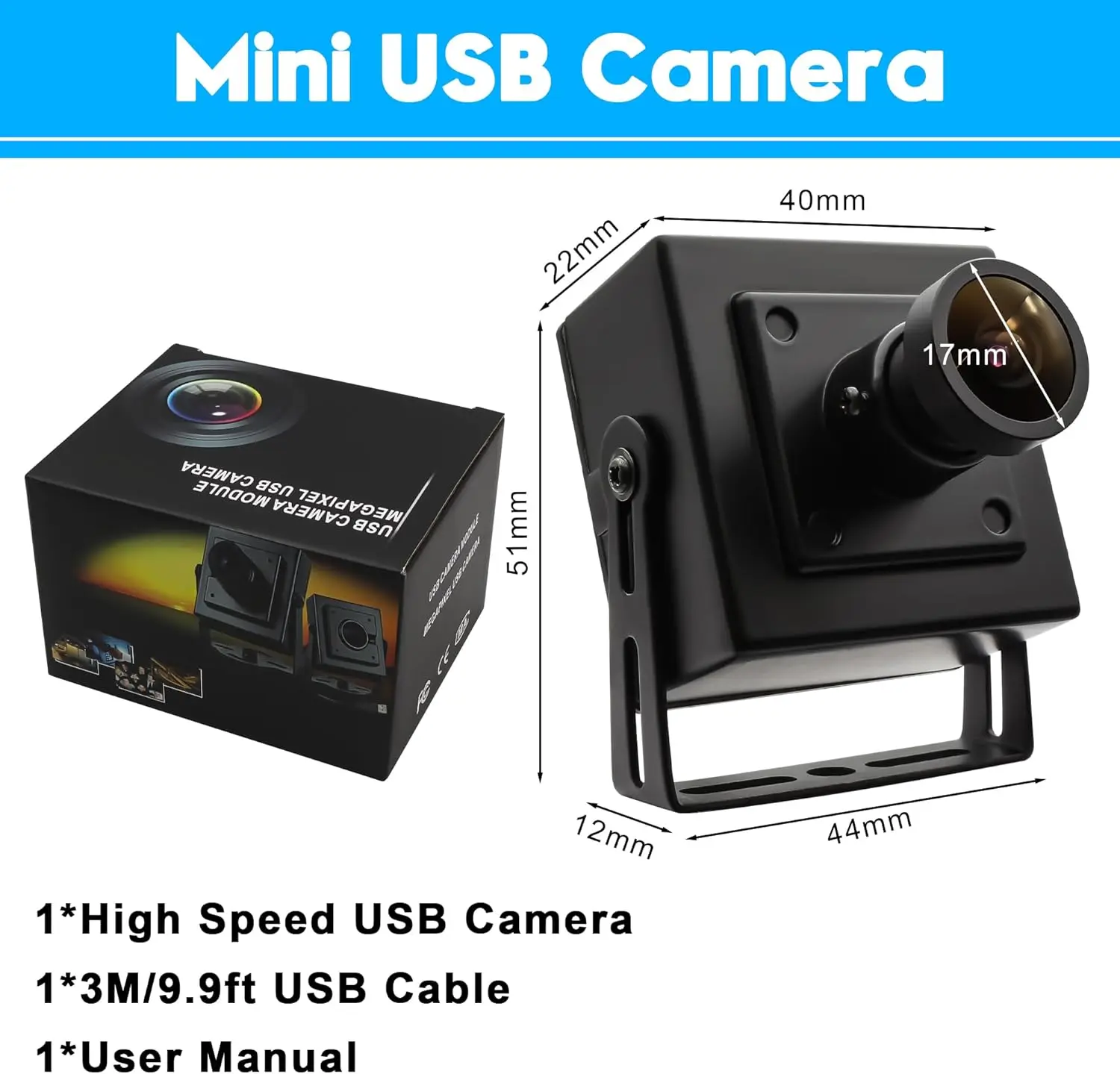 

SVPRO 1080P 60 кадров в секунду USB-камера 120 кадров в секунду 260 кадров в секунду Высокоскоростная веб-камера OV4689 CMOS Мини UVC Промышленная камера с металлическим корпусом