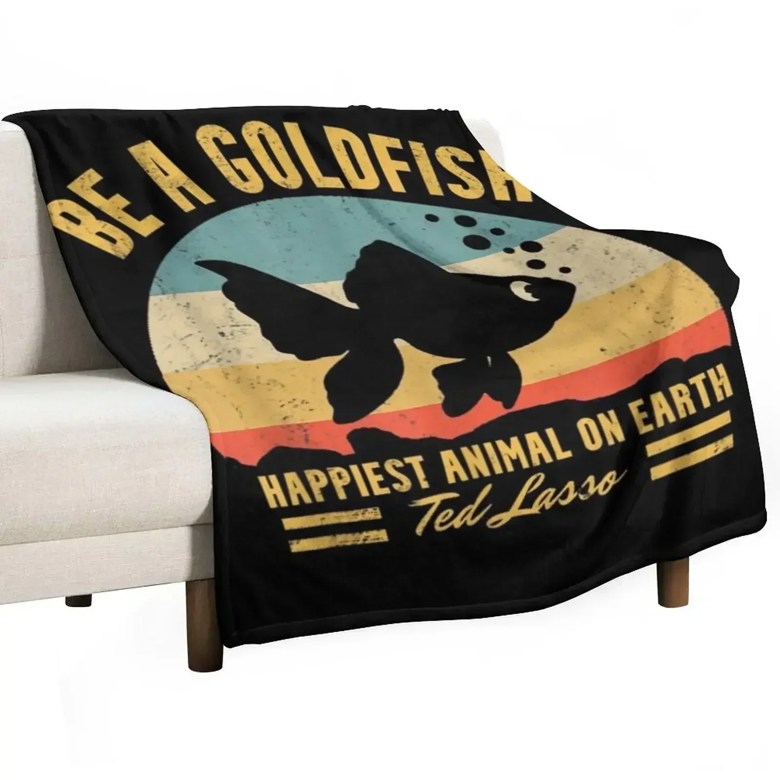 T .e d l ass o shirt Throw Blanket Flannel Plaid on the sofa For Sofa Thin Sofa Throw blankets ands christmas gifts Blankets
