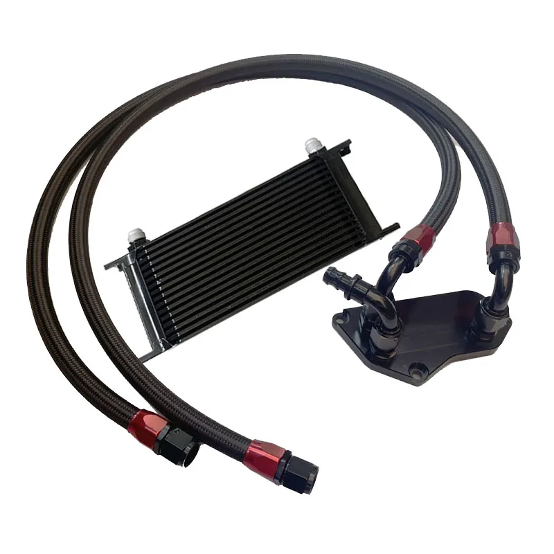 AN10 Ölschlauch-Adapter mit Anschlüssen, Ölfilter-Sandwichplatten-Adapter-Kit für BMW F30 N20B20 N52B30