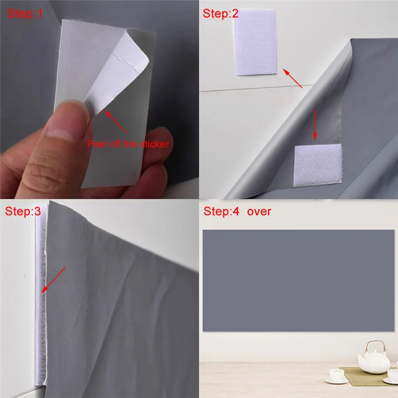 CJSD-Portable Projector Screen Curtain Anti-Light Durable Projector Screen For Movie Open-Air