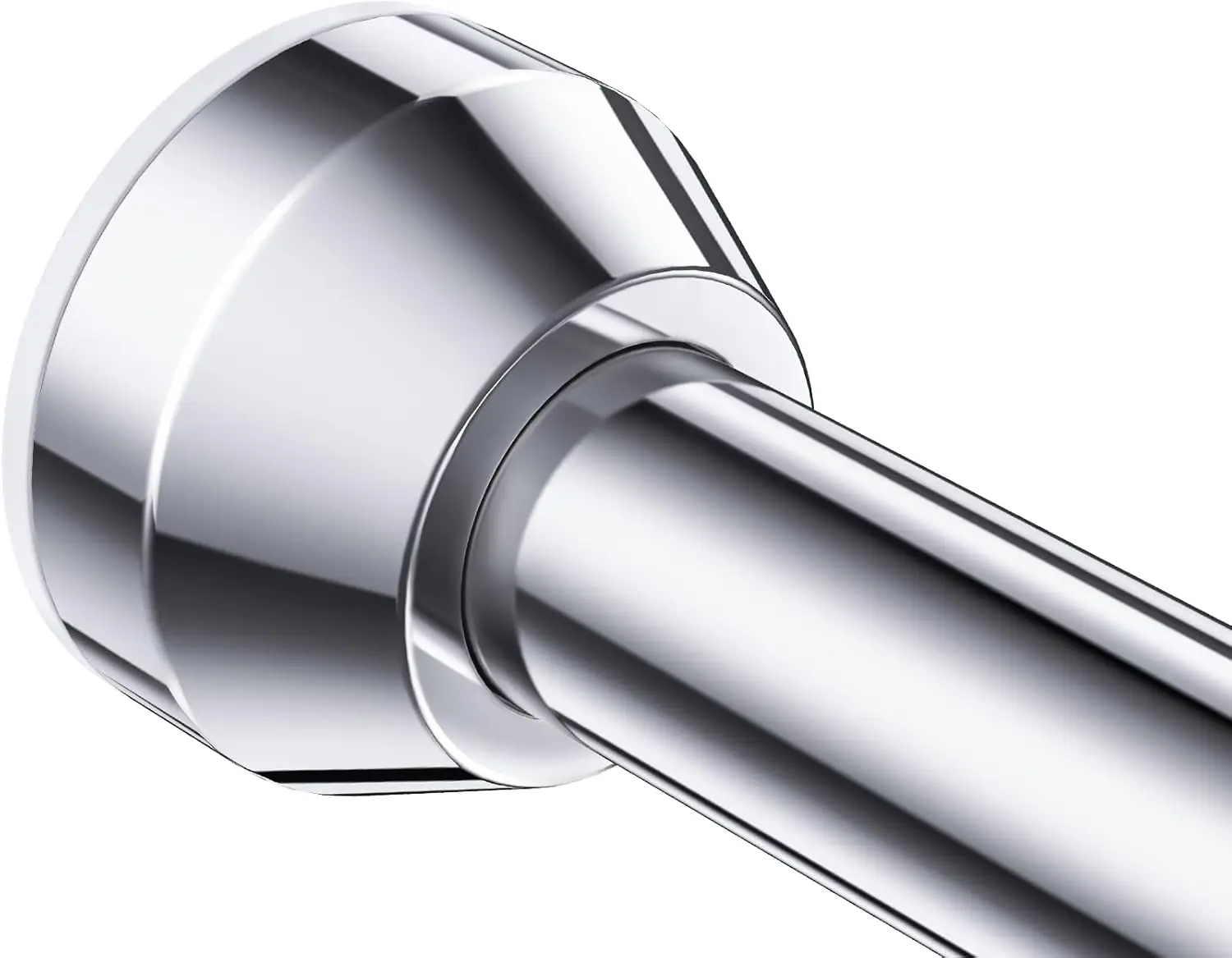 

Штанга для душевой занавески, регулируемая на 32-79 дюймов, с пружинным креплением, антискользящая, нержавеющая, без сверления, для ванной комнаты