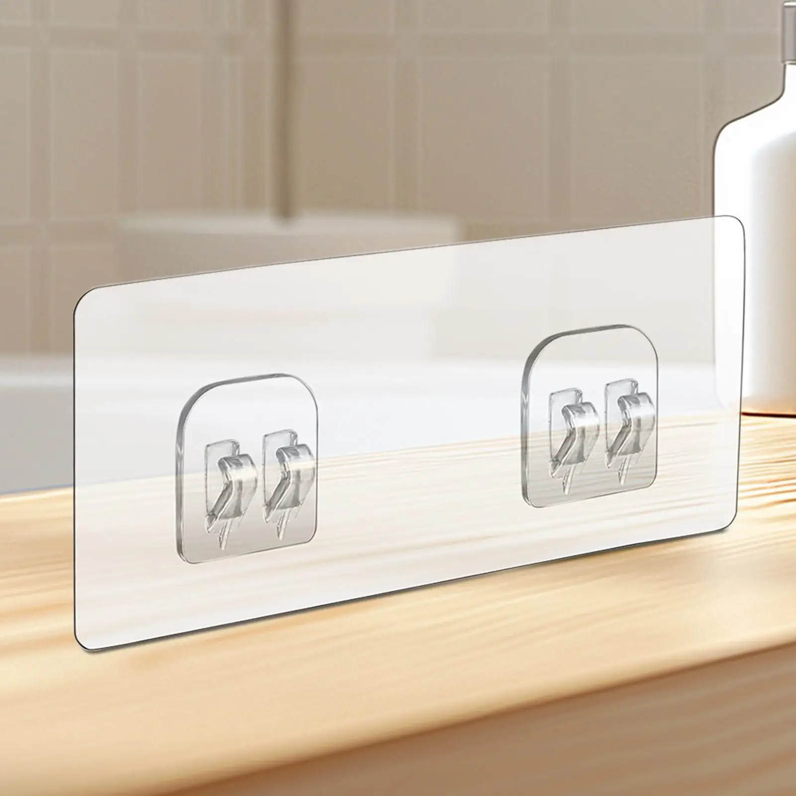 4Pcs/set Shower Shelf Adhesive Replacement Bathroom Organizer Sticky Pads For Apartment House Bedroom Tile RV Sinks
