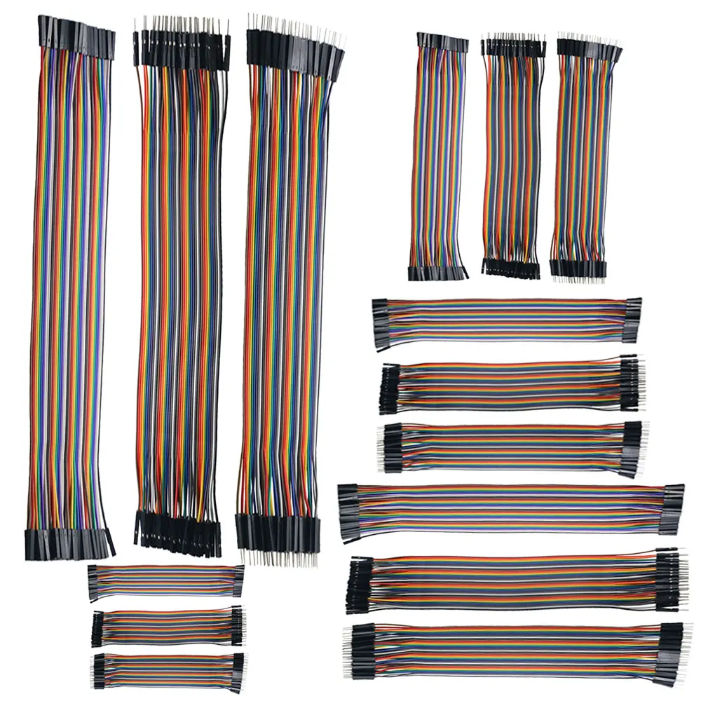10CM 15CM 20CM/30/40CM Dupont Line Female To Female Male To Female Male To Male Jumper Wire Dupont Cable Connecting Wire DIY KIT