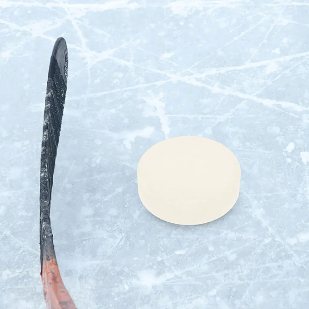 

6pcs Training Ice Hockey Pucks PVC Professional Practice Outdoor Indoor Sports Accessories Lightweight Durable Noise Reducing