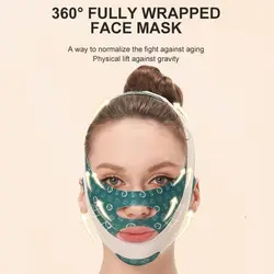 Reusable Lifting Bandage Chin Slimming Strap V Line Shaping Mask Breathable Fabric Facial Slimming Band Sleep Shaper Mask