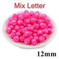 mix hot pink letter