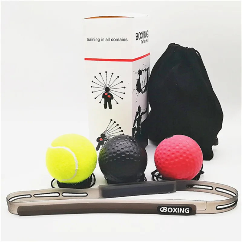 New Boxing Ball Fitness Stress Relief Headwear Boxing Reflex Speed Punch Ball Training Hand Eye Coordination Muay Thai Exercise