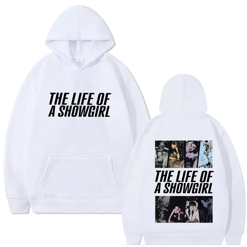 

The Life of A Showgirl 2025 Merch Hoodie Men Women Fashion Pop Music Sweatshirt Unisex Vintage Casual Oversized Pullover Hoodies