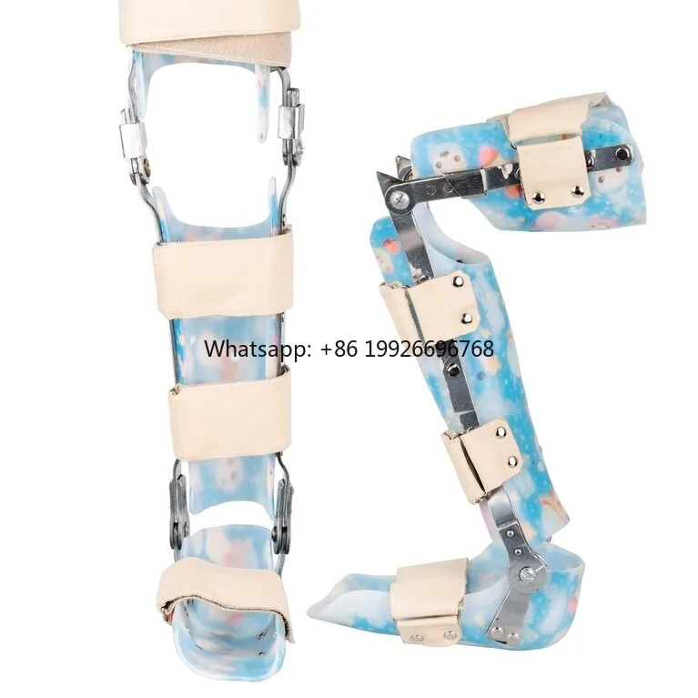 Customized Kid's X-leg Baby's O-leg Orthosis Knee Valgus Bow Legs Knee Hyper Extension Correction Brace for Child
