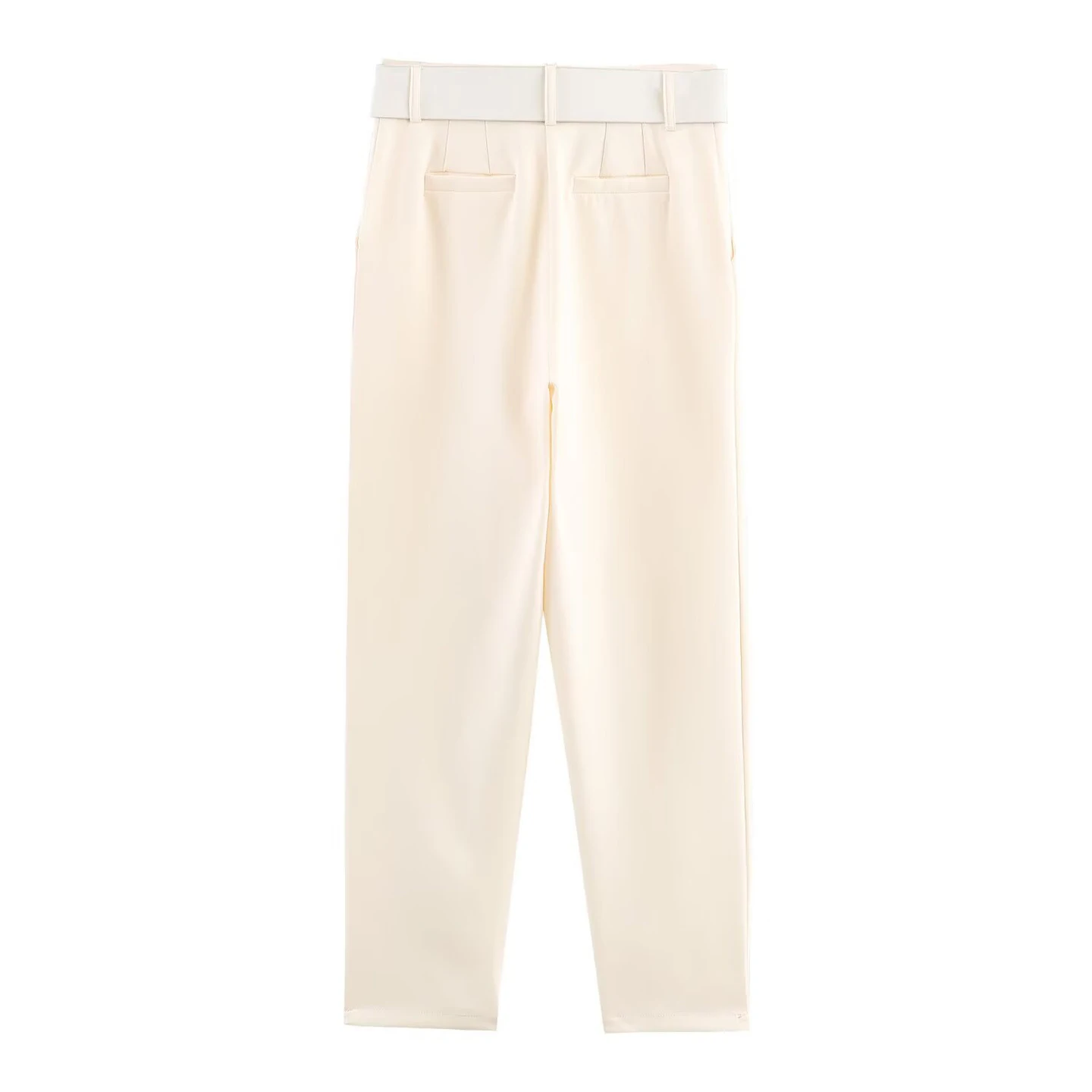 Pantaloni casual a gamba dritta a vita alta Cintura bicolore da donna pronta da indossare Autunno 2025 Z Brand Ladies Premium