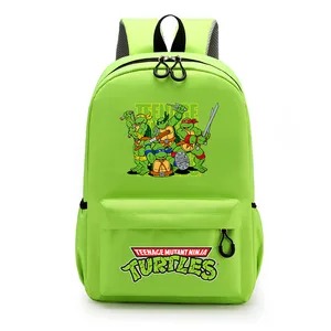 حقائب ظهر طلابية سلاحف النينجا المتحولة في سن المراهقة ، حقائب مدرسية سلع أنيمي ، سعة كبيرة ، حقيبة كتب للأطفال ، هدايا اللوازم المدرسية ، صبي ، فتاة أفضل 8 مبيعا نينجا سلحفاة حقيبة ظهر - No3