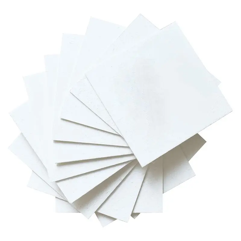 Aug. Magic Foam Texture Paper - 4X4inch White Cellulose Cards, DIY Art Craft Supplies For Acrylics Painting, 10 Sheets