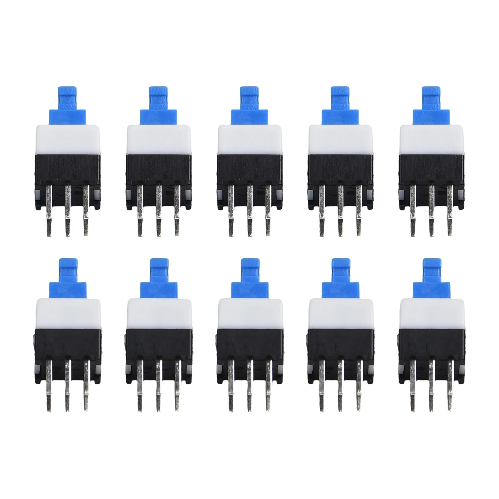 Reliable 10PCS New Push-button Switch Tactile Power Switch Stable 10000 Times 5.8/7/8/8.5 50Hz LCP Shell AC250V