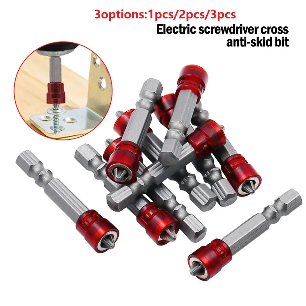 Punta per cacciavite a croce con codolo esagonale da 14 pollici magnetica PH2 adatta per applicazioni di trapano elettrico con arresto di profondità integrato