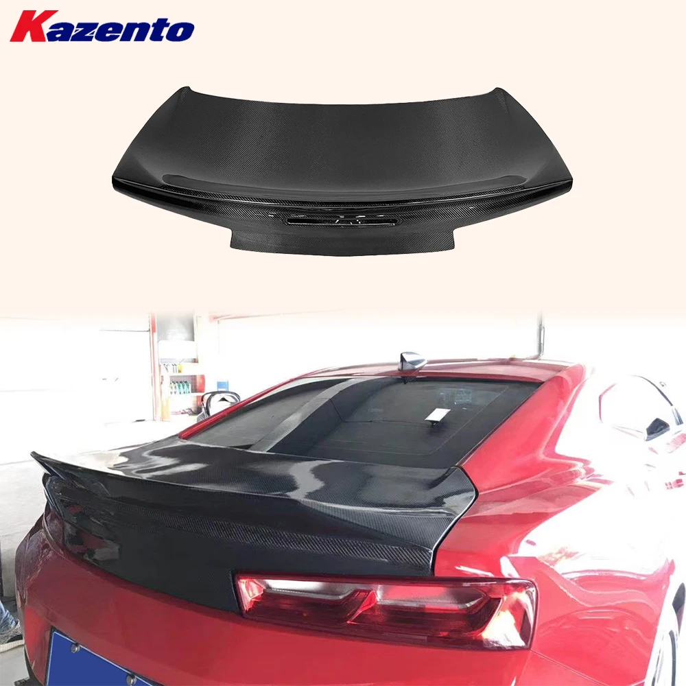 

Для Chevrolet Camaro 2016-2019 стиль Ducktail углеродное волокно задняя крышка багажника багажника