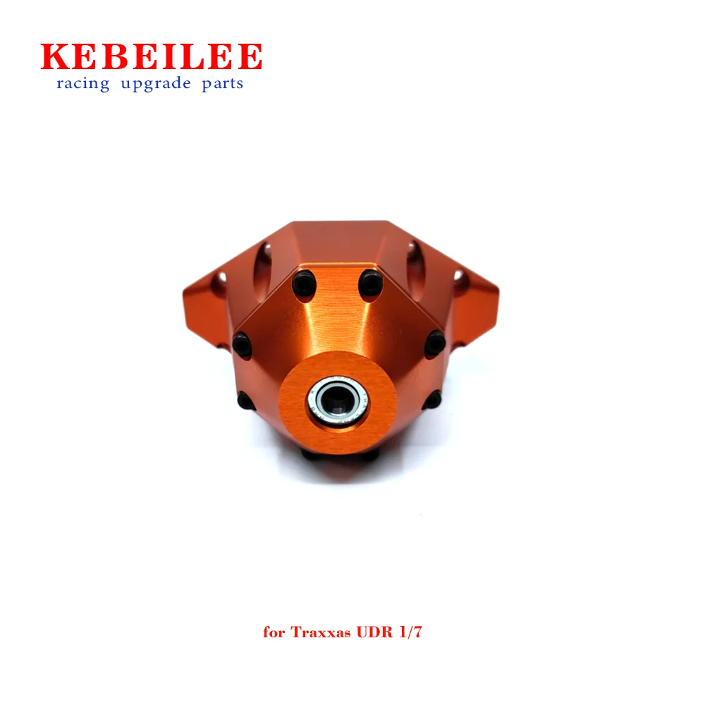 KEBEILEE CNC 7075#Aluminum Rear Axle Housing Halves Design For Traxxas UDR 1/7