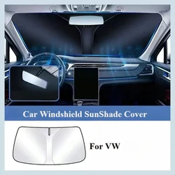Car Front Window Windshield Sunshade Cover Fit For Golf 8 MK8 ID.3 ID.4 Octavia A8 Leon MK4 2020 2021 (Non-OEM)