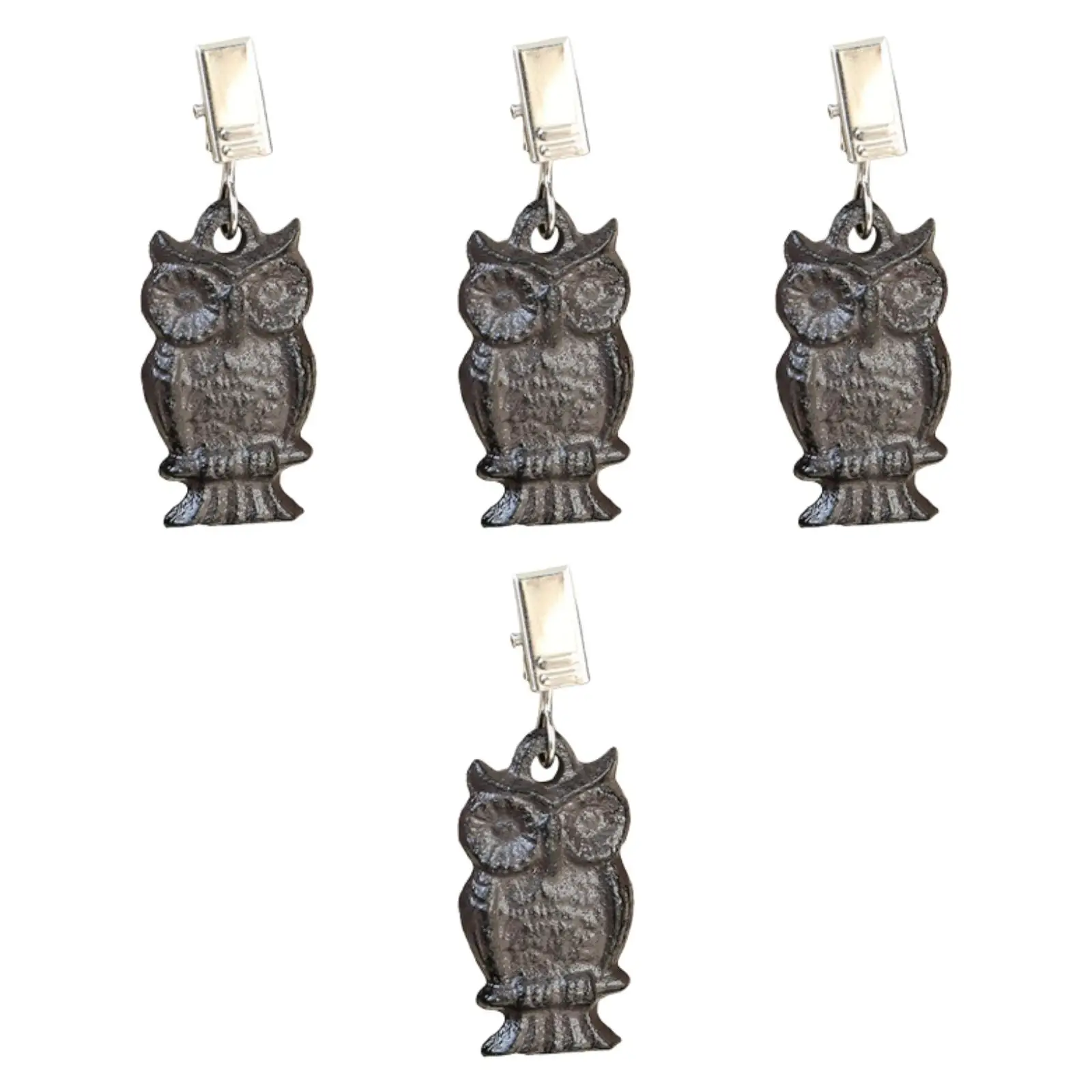 Multifunctional Owl Tablecloth Weights Clip Premium Heavy Duty Iron Clamp for Kitchen Dining Table