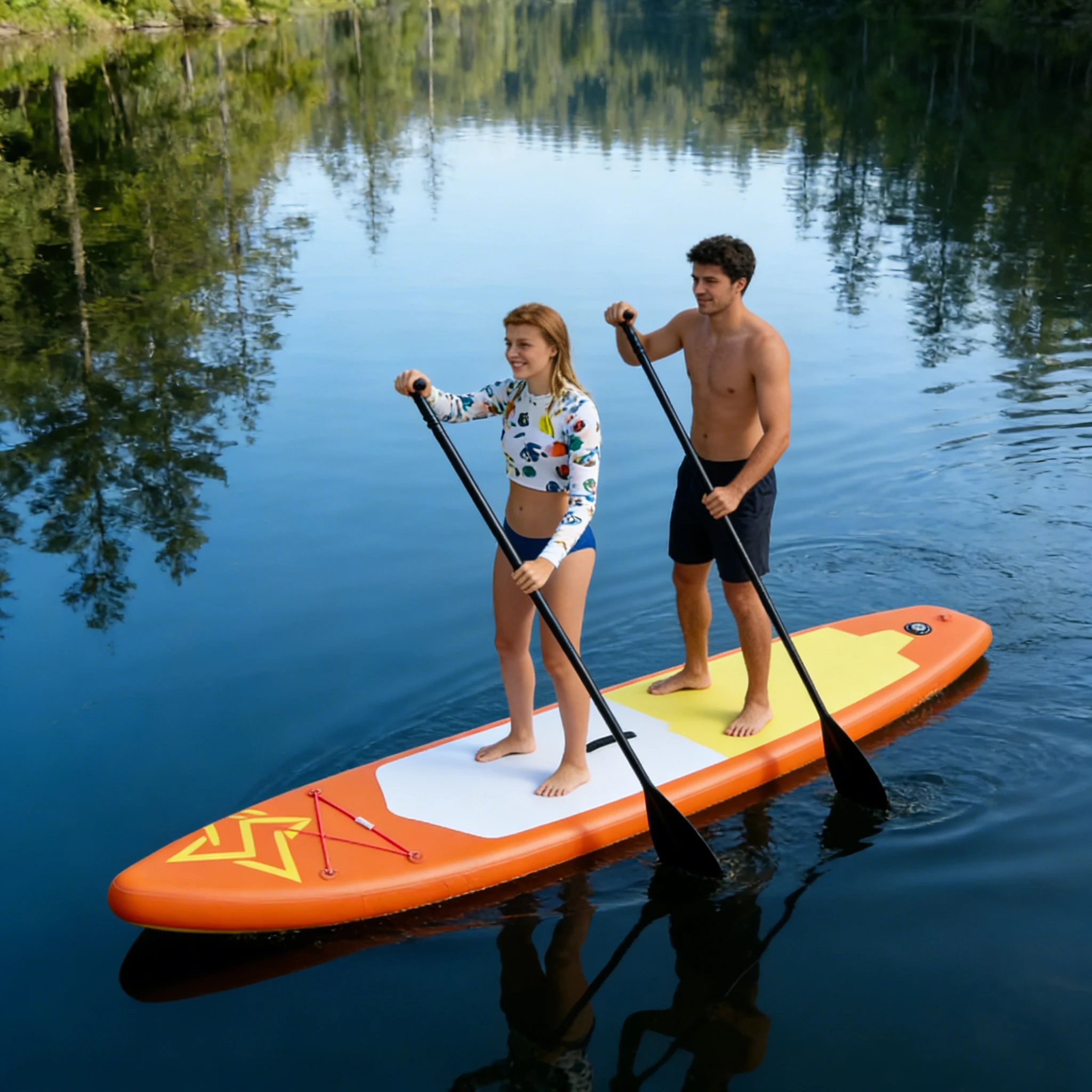 

Hot Selling Factory Inflatable Paddle Board Stand-Up Paddle Board Inflatable Drop Stitch Durable for Water Sports Equipment