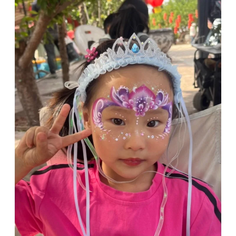 

Diamond Crown Head with Ribbon for Girl Growth Shooting Props Gifts for Birthday Детская Головная Одежда Для Волос