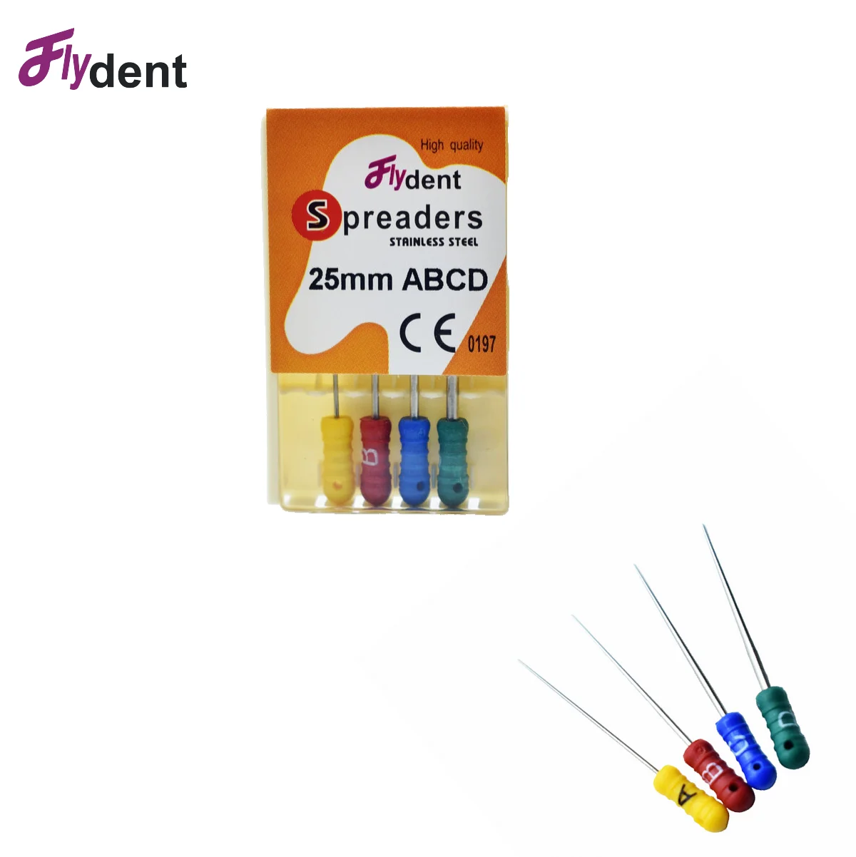 Dental Instrument Tapered Finger Spreaders Hand Use Pluggers Files Stainless Steel Endondontic Root Canal Dentist Tool