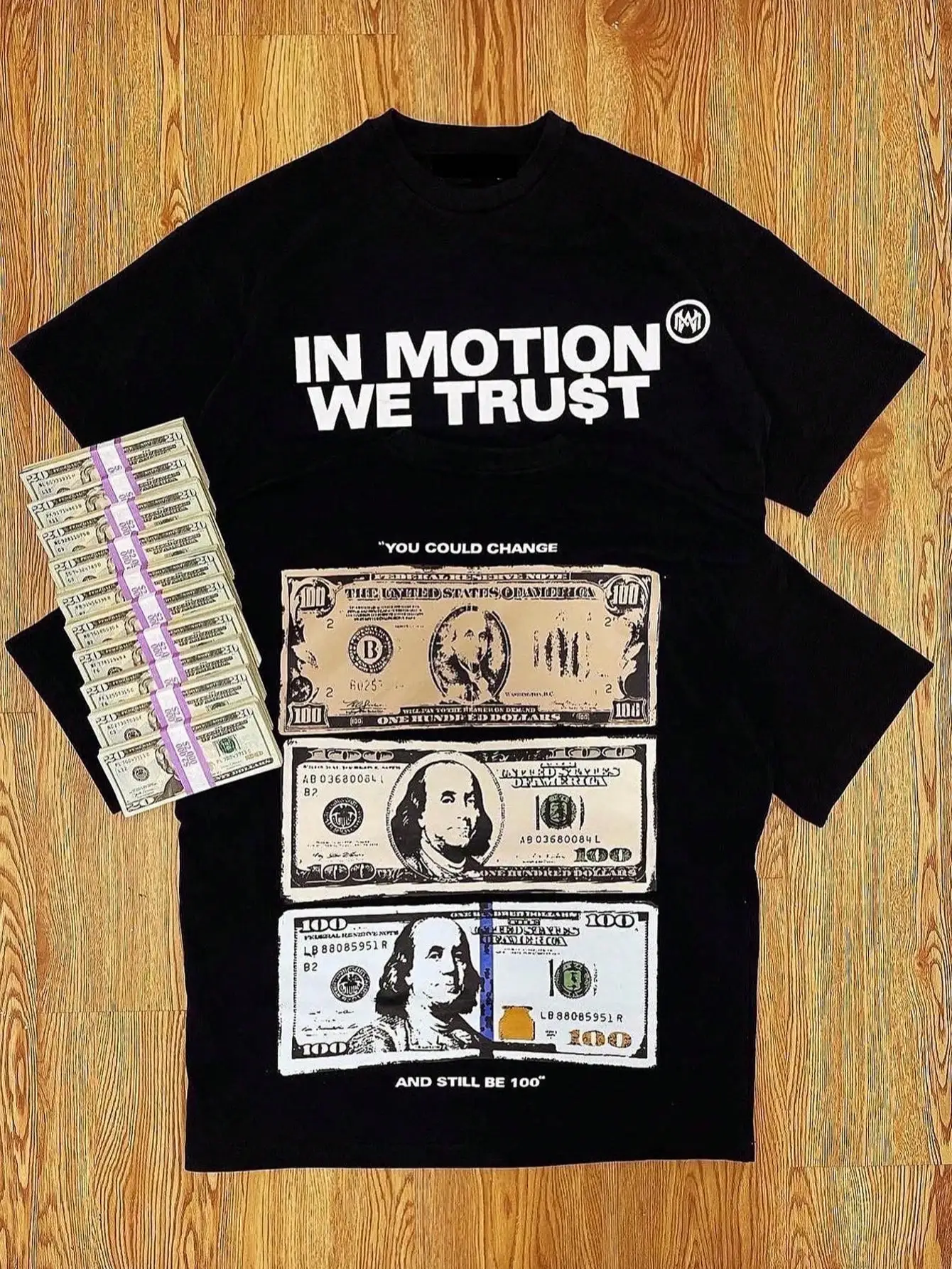 

Винтажные футболки с рисунком на тему денег, большие топы y2k, уличная одежда в стиле Харадзюку, черная футболка с короткими рукавами, мужская одежда