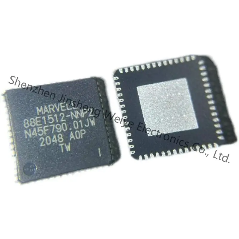 

88E1512-A0-NNP2I000 Ethernet ICs Single-port EEE GE PHY with SGMII QFN56 Industrial Temp IC Chip to demand PCB BOM Free Shipping