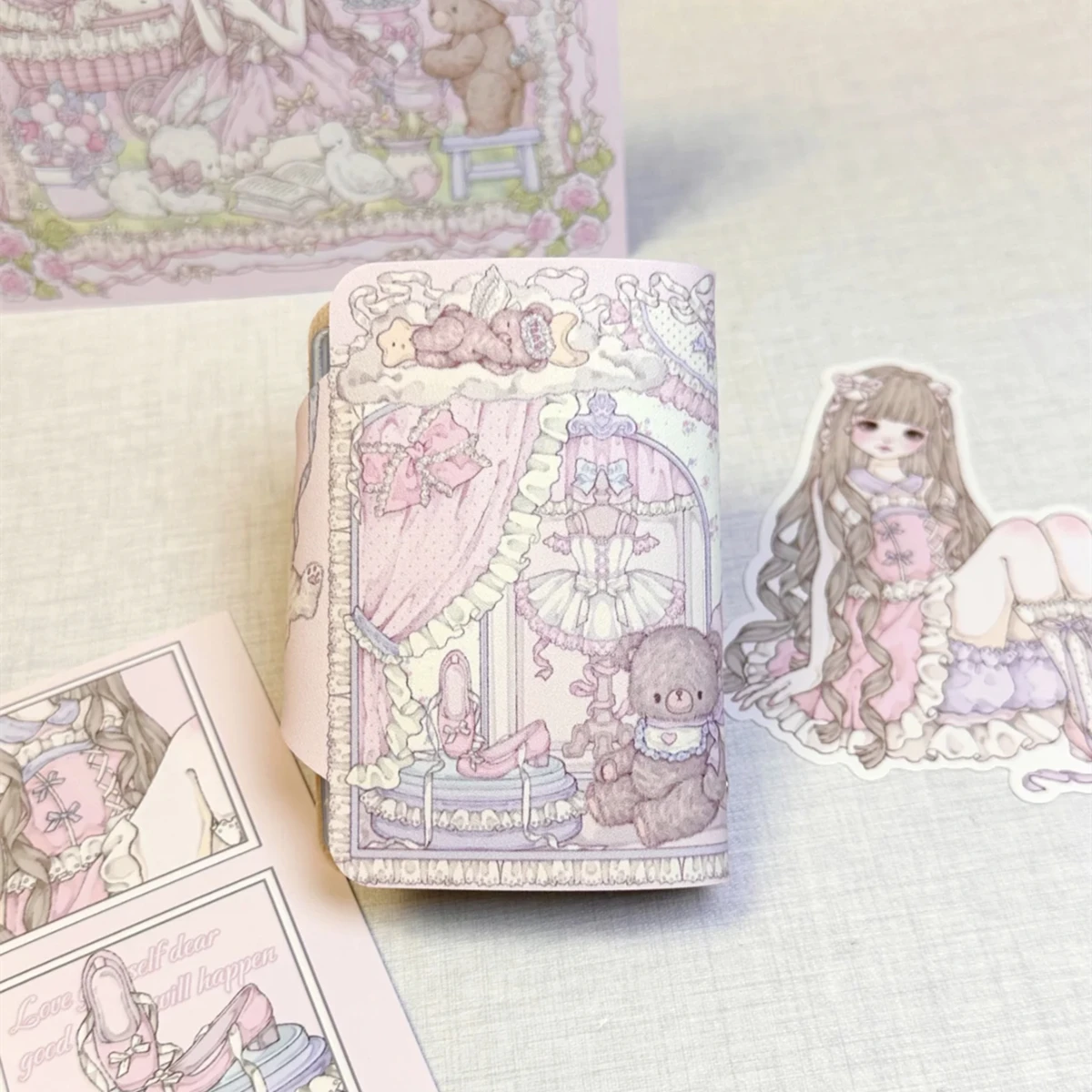 1Pcs Cartoon Card Bags Casual Cute ID Credit Card Holders Creative Color Card Case Bank Card Cover Multi Card Slots Wallet