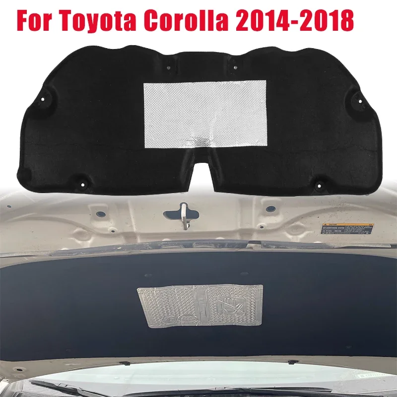 

Для Toyota Corolla Sedan 2014-2018, передняя крышка двигателя, изоляция, хлопковая подушка, обогрев, рабочая крышка, пенопласт, алюминиевый лист