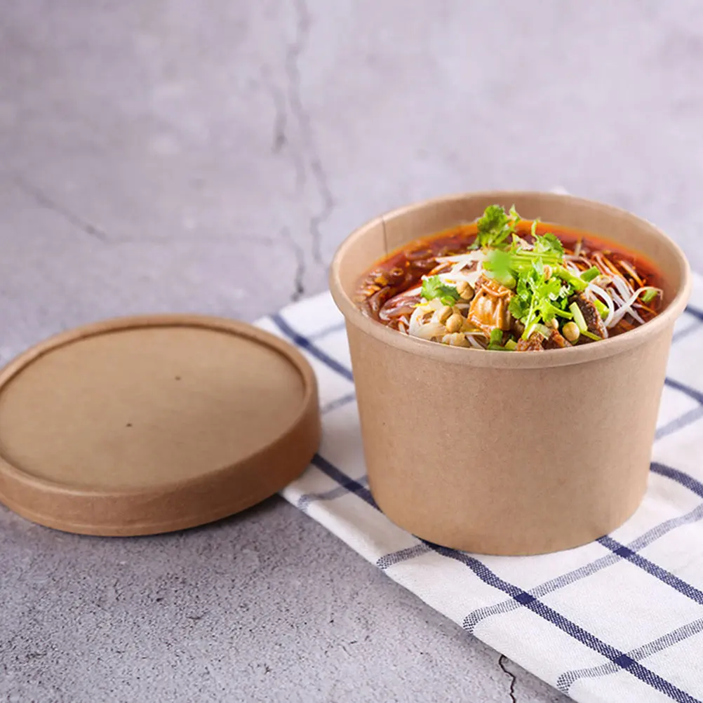 

50Sets Thickened Ice Cream Cups Disposable Food Grade Dessert Containers Smooth Touch Ideal for Homemade Ice Cream Pudding