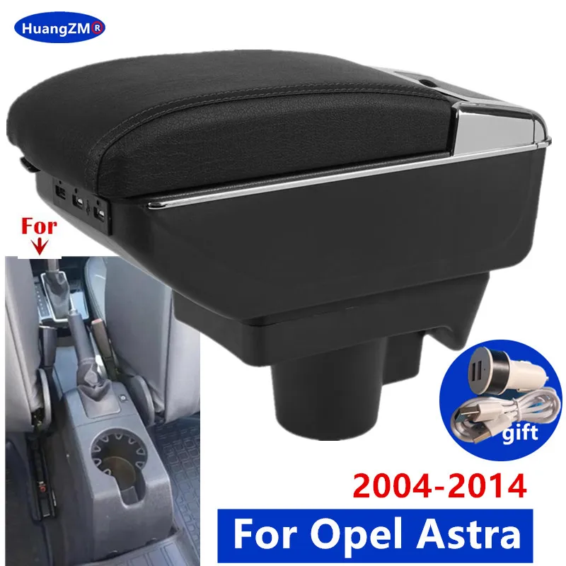 For Opel Astra Armrest Box For Opel Astra H Car Armrest box 2004-2014 Storage box Interior Dedicated Retrofit Car Accessories
