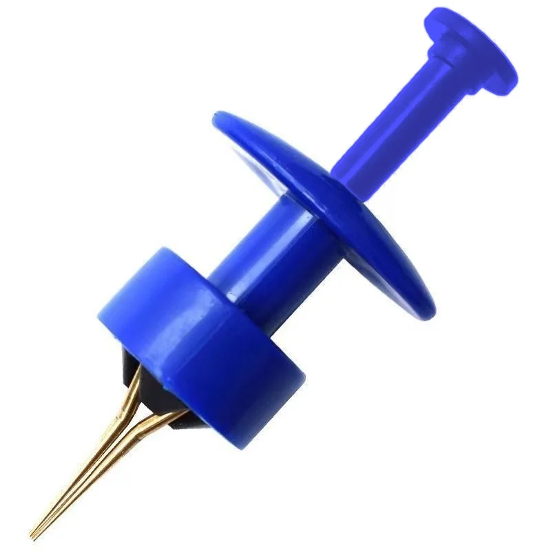 1 Juego de Pinzas para Lombrices de Sangre y Lombrices de Tierra, Clip para Cebo de Gusano Rojo, Herramientas Elásticas de Pesca para Partículas, Cargador Rápido para Kit de Enganche de Cebo