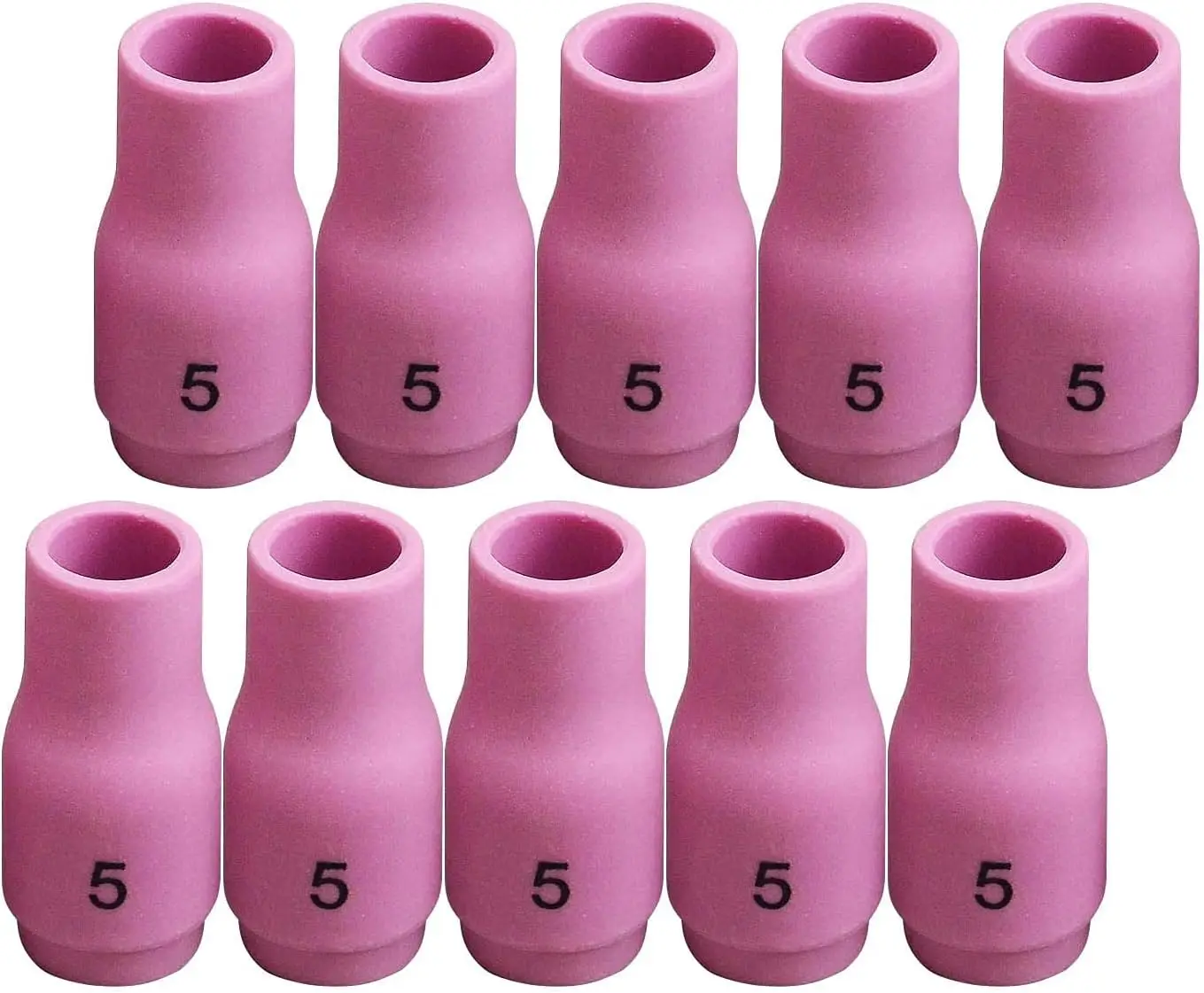 TIG Alumina Nozzles 13N09 5# Fit TIG Welding Torch Consumables SR PTA DB WP 9 20 25 Series,10PK