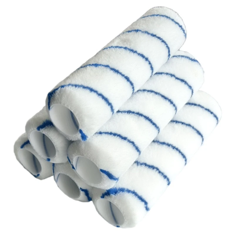 6/10 STKS 9-inch X 1,5 "Geweven Microfiber Kooi Verfroller Met Medium Stapel