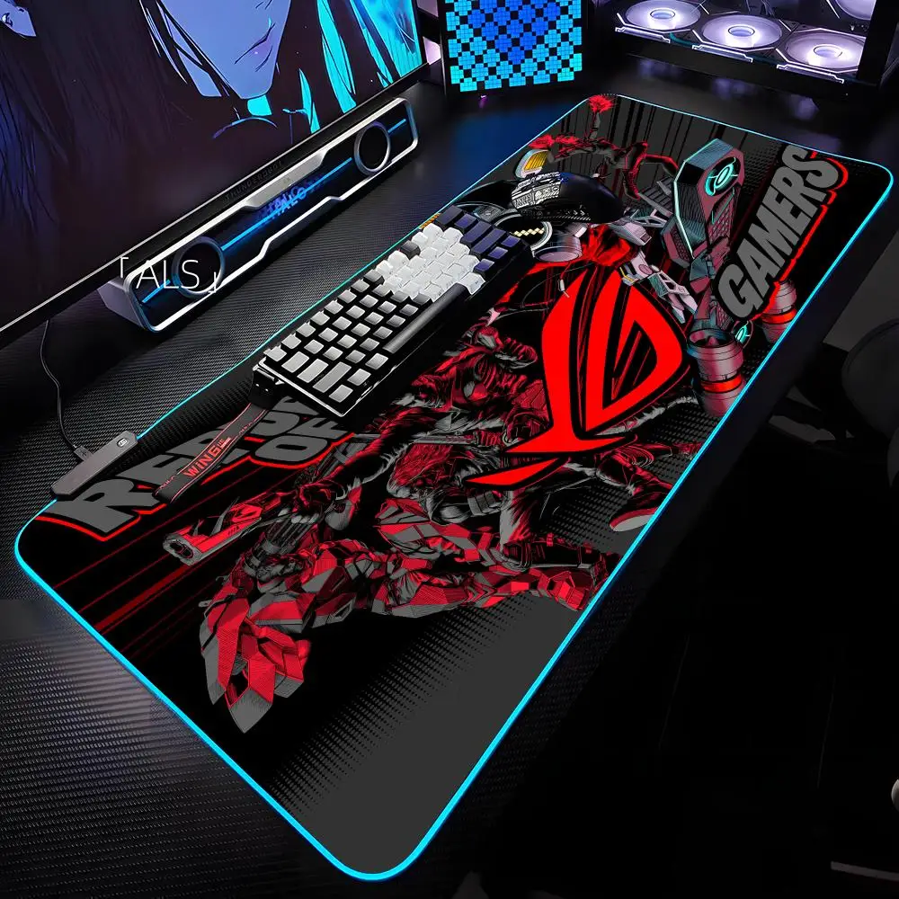 A-ASUS R-ROG Mouse Pad RGB Backlit Mouse Pad Laptop Mouse Pad Laptop Gamer Computer Desk Gaming Accessories