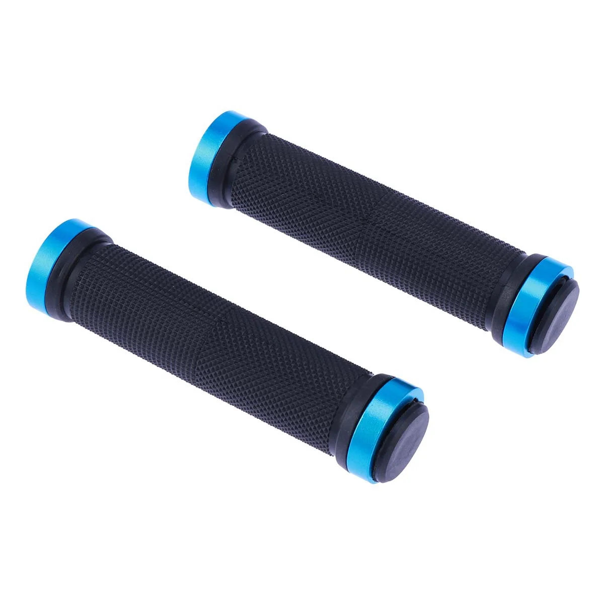 

Mountain Bike Double Lock Aluminum Alloy Antiskid Handle Sleeve Set Resistance Granular Design Ergonomic Comfort